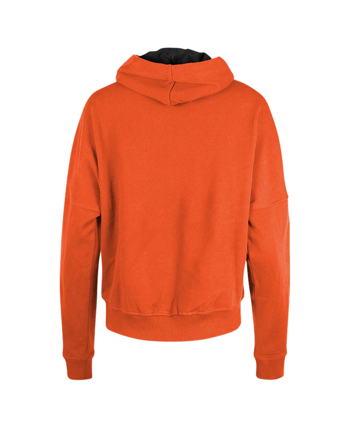 NEW ERA WOMEN'S ORANGE CINCINNATI BENGALS BOXY PULLOVER HOODIE 