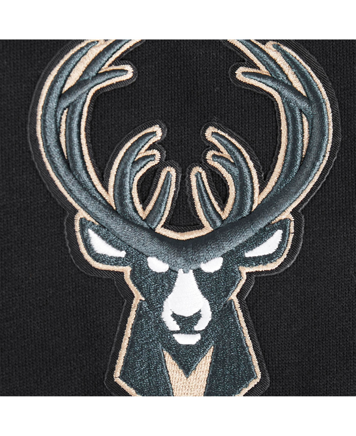 Shop Pro Standard Men's Black Milwaukee Bucks Paint The City Drop Shoulder Sweatshirt