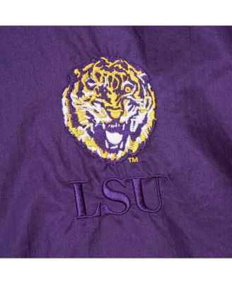 Men's Purple LSU Tigers Anorak Vintage Logo Half-Zip Hoodie Jacket