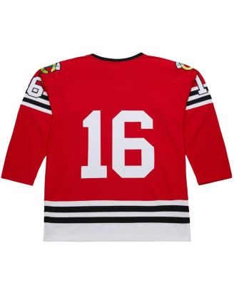 Men's Scarlet Bobby Hull Chicago Blackhawks 1960-61 Power Play Jersey
