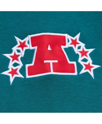 Men's Heather Gray Miami Dolphins All Over 4.0 Vintage Logo Pullover Sweatshirt