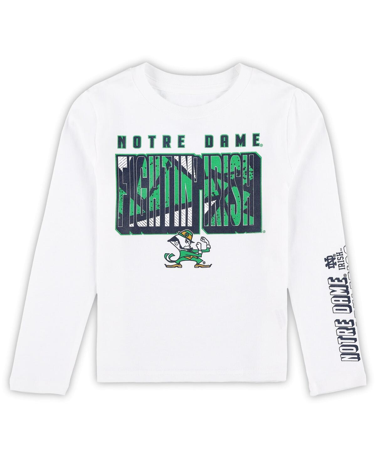 Outerstuff Preschool Notre Dame Fighting Irish In The Mix T-shirt Combo Set In Green