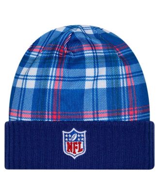 Men's Royal New York Giants Sideline Statement Cuffed Knit Hat