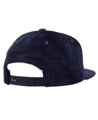 Men's Navy New York Yankees Corduroy Snapback Hat