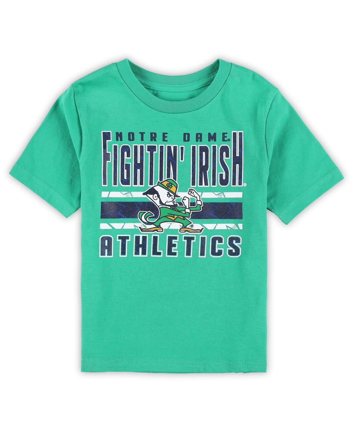 Outerstuff Preschool Notre Dame Fighting Irish In The Mix T-shirt Combo Set In Green