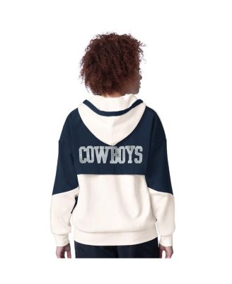 Women's White Dallas Cowboys Scrimmage Full-Zip Hoodie