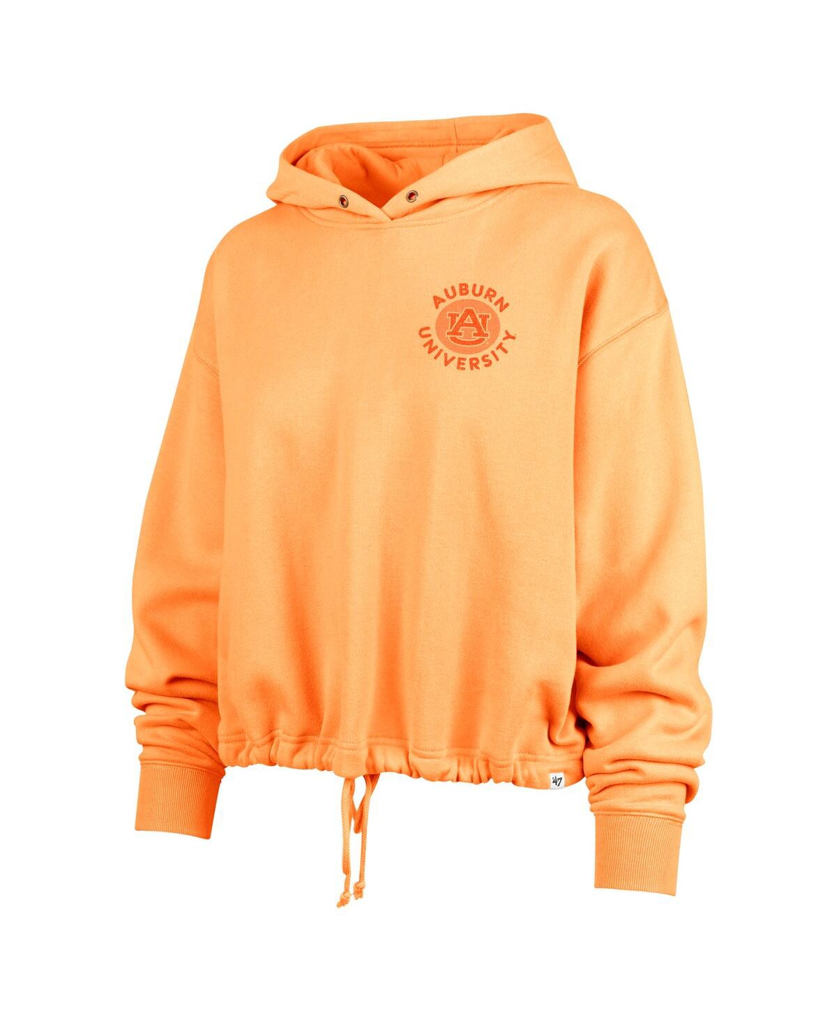 47 BRAND WOMEN'S ORANGE AUBURN TIGERS LUMINANCE DOT VENICE PULLOVER HOODIE 
