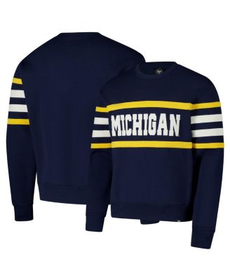'47 Brand - Men's Navy Michigan Wolverines Coaches Collection Pullover Sweatshirt