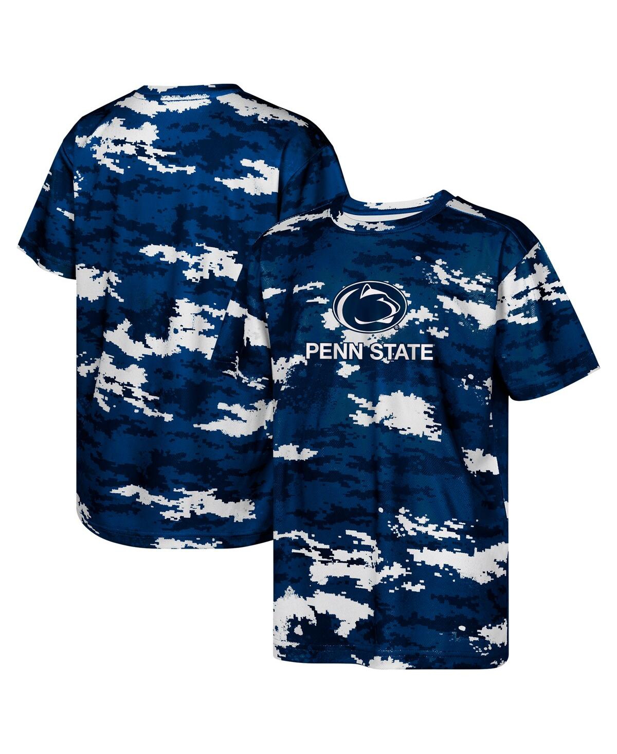 Outerstuff Big Boys And Girls Navy Penn State Nittany Lions Scrimmage T-shirt In Navy