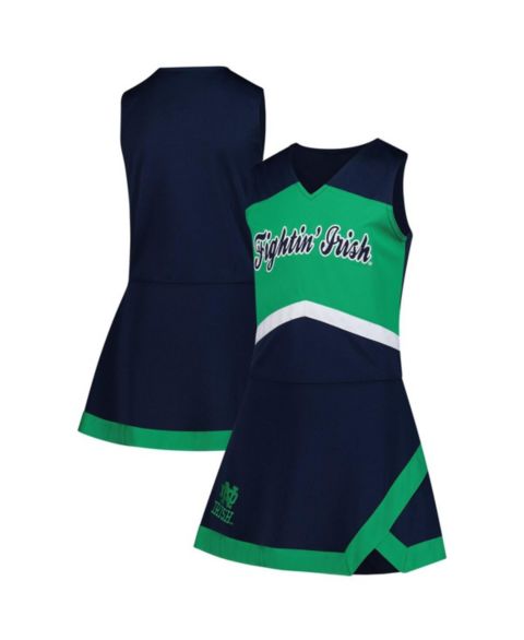 Платье Outerstuff Navy Notre Dame Fighting Irish Cheer Captain Jumper Dress для девочек