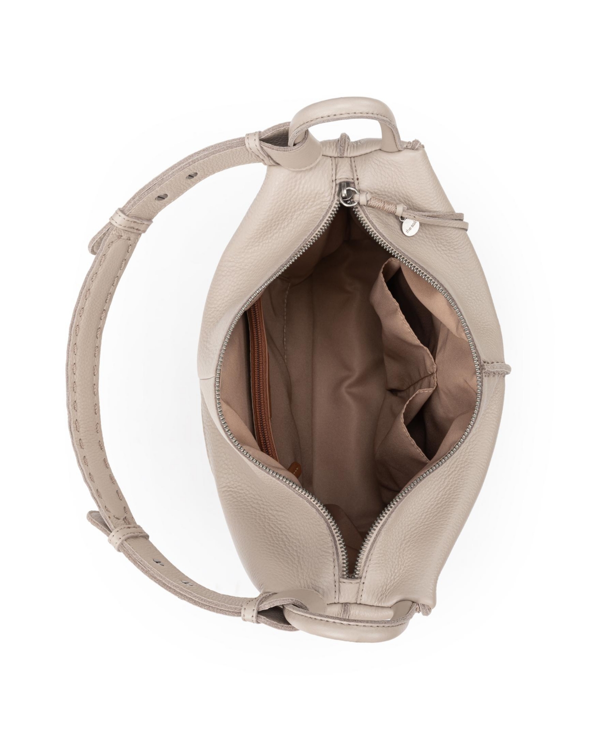 The Sak Los Feliz Leather Medium Hobo Bag In Sand