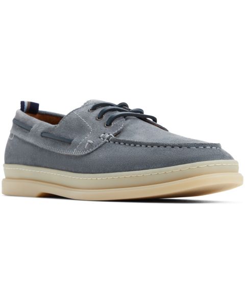 Обувь Ted Baker Men's Cromer Leather Lace Up Boat Shoes, цвет: Серый