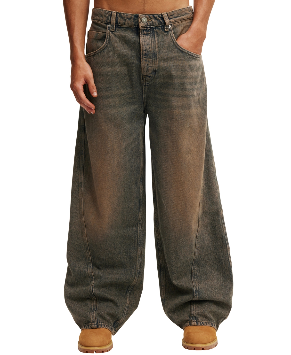 Shop Cotton On Men's Super Baggy Balloon Jean In Trippin Blue