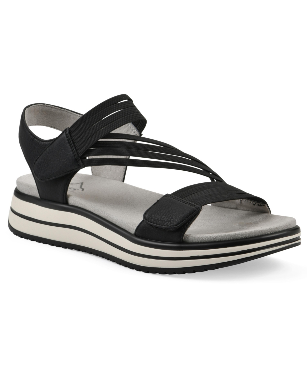 Cliffs By White Mountain Hapford Sandal In Black Nubuck