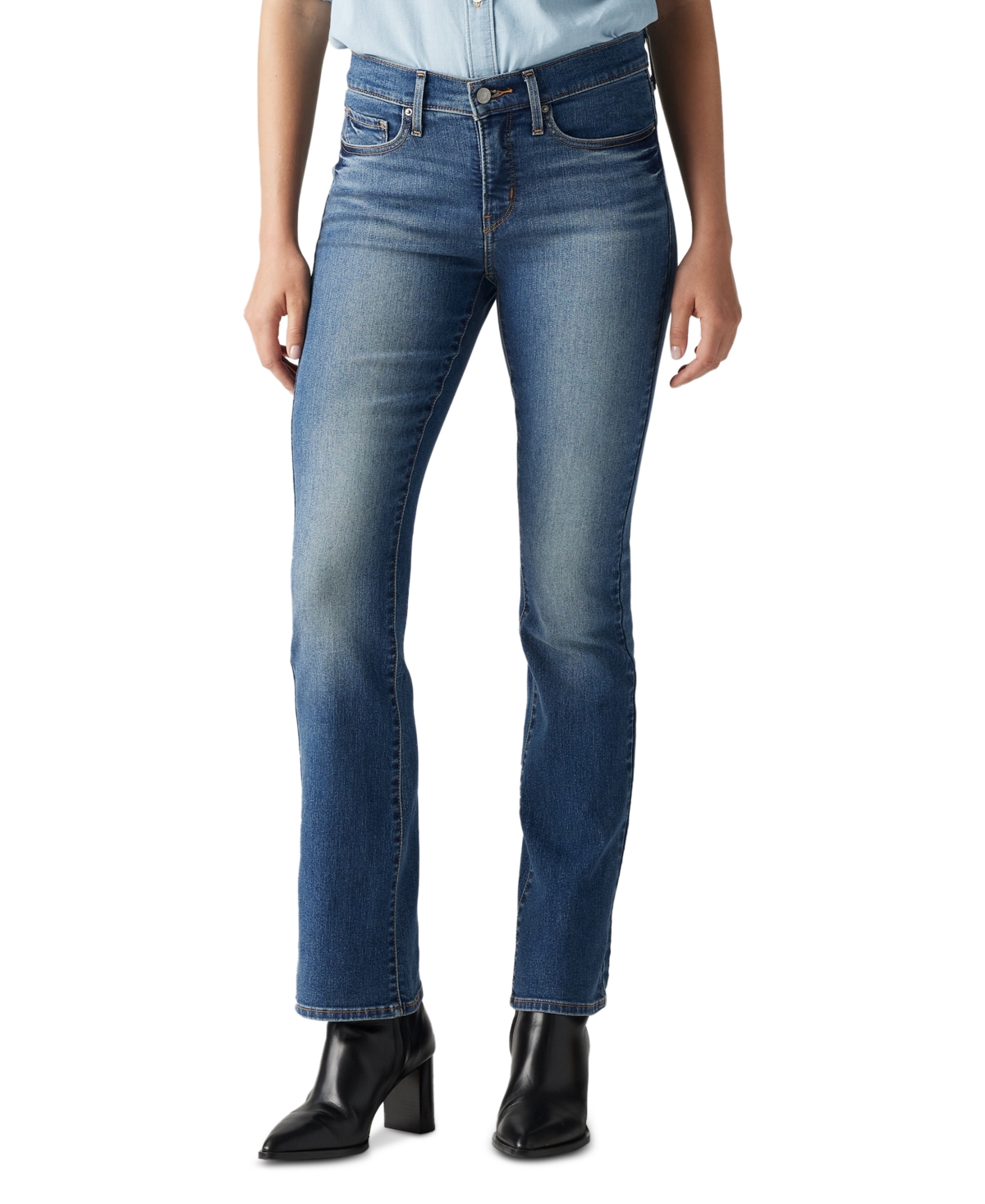LEVI'S 315 SHAPING MID RISE LIGHTWEIGHT BOOTCUT JEANS 