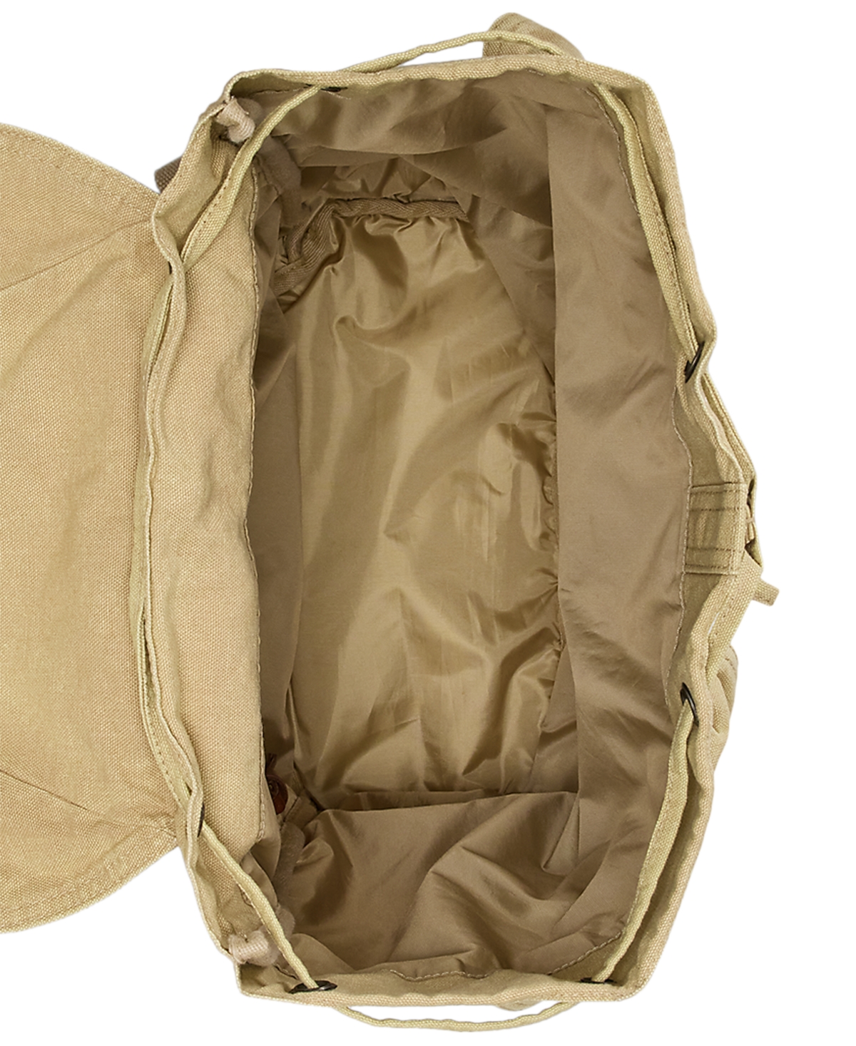 Polo Ralph Lauren Men's Flap-top Canvas Backpack In Beige Khaki