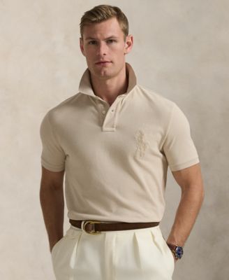 Polo Ralph Lauren - Men's Custom Slim Fit Big Pony Mesh Polo Shirt