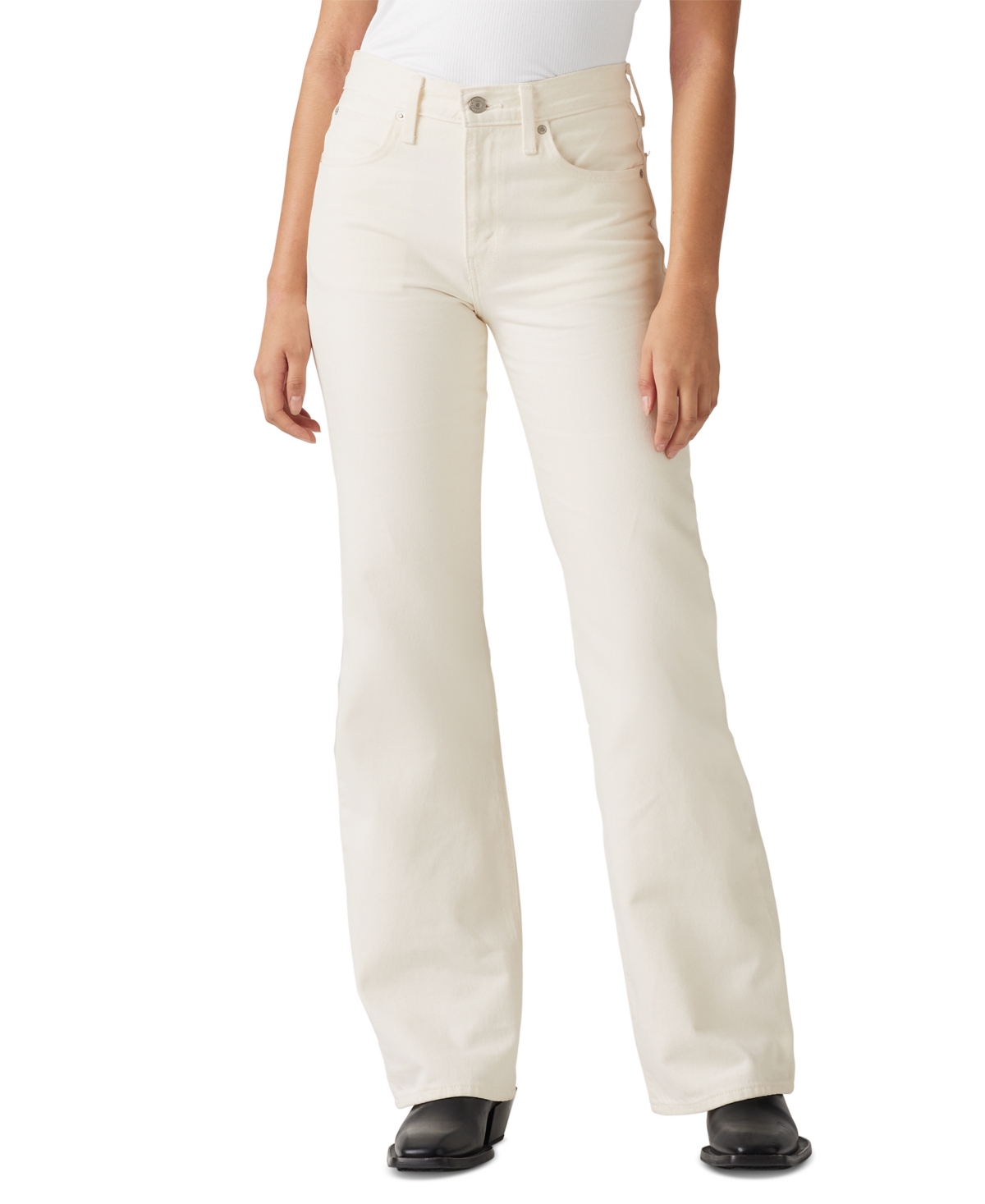 Levi's 725 High-waist Classic Stretch Bootcut Jeans In Barely Freezing