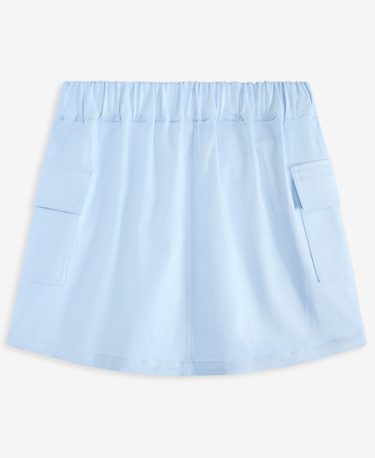 With Jules Big Girls Elastic Waist Cargo Skirt In Baby Blue