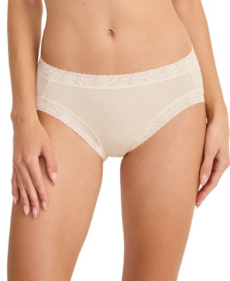 Women's High-Cut Lace Trimmed Brief Underwear 4611