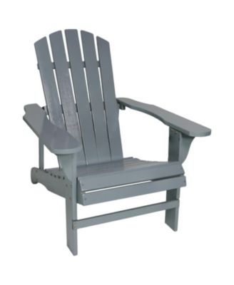 Fir Wood Painted Finish Coastal Bliss Outdoor Adirondack Chair