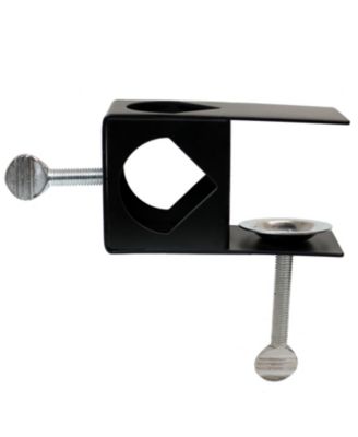 Outdoor Easy-to-Install Metal Patio Balcony Deck Railing Torch Lantern Light Clamp Set