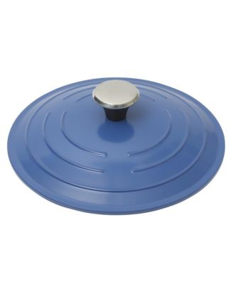 Platinum Amberton 10 Piece Cast Aluminum Pots and Pans PFA Free Ceramic Non stick Cookware Set - Blue