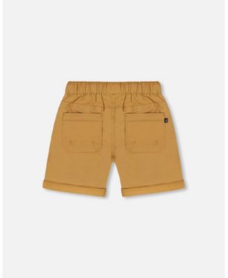 Boy Stretch Twill Short Tan - Toddler|Child