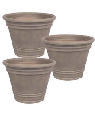 20" Indoor/Outdoor Patio, Garden, or Porch Weather-Resistant Franklin Flower Pot Planter