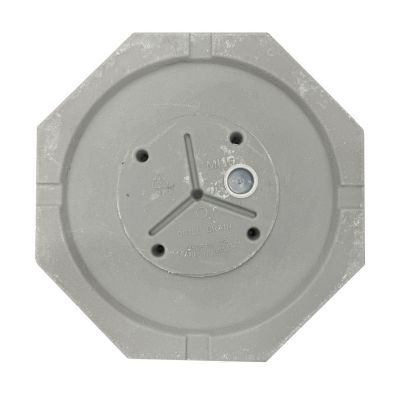 Indoor/Outdoor Modern Faceted Polyresin Flower Pot Planter - 16"