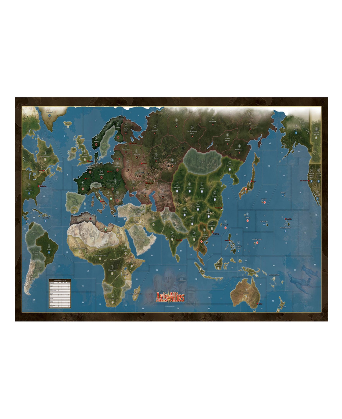 Renegade Game Studios Axis & Allies Anniversary Edition Board Game In Multi