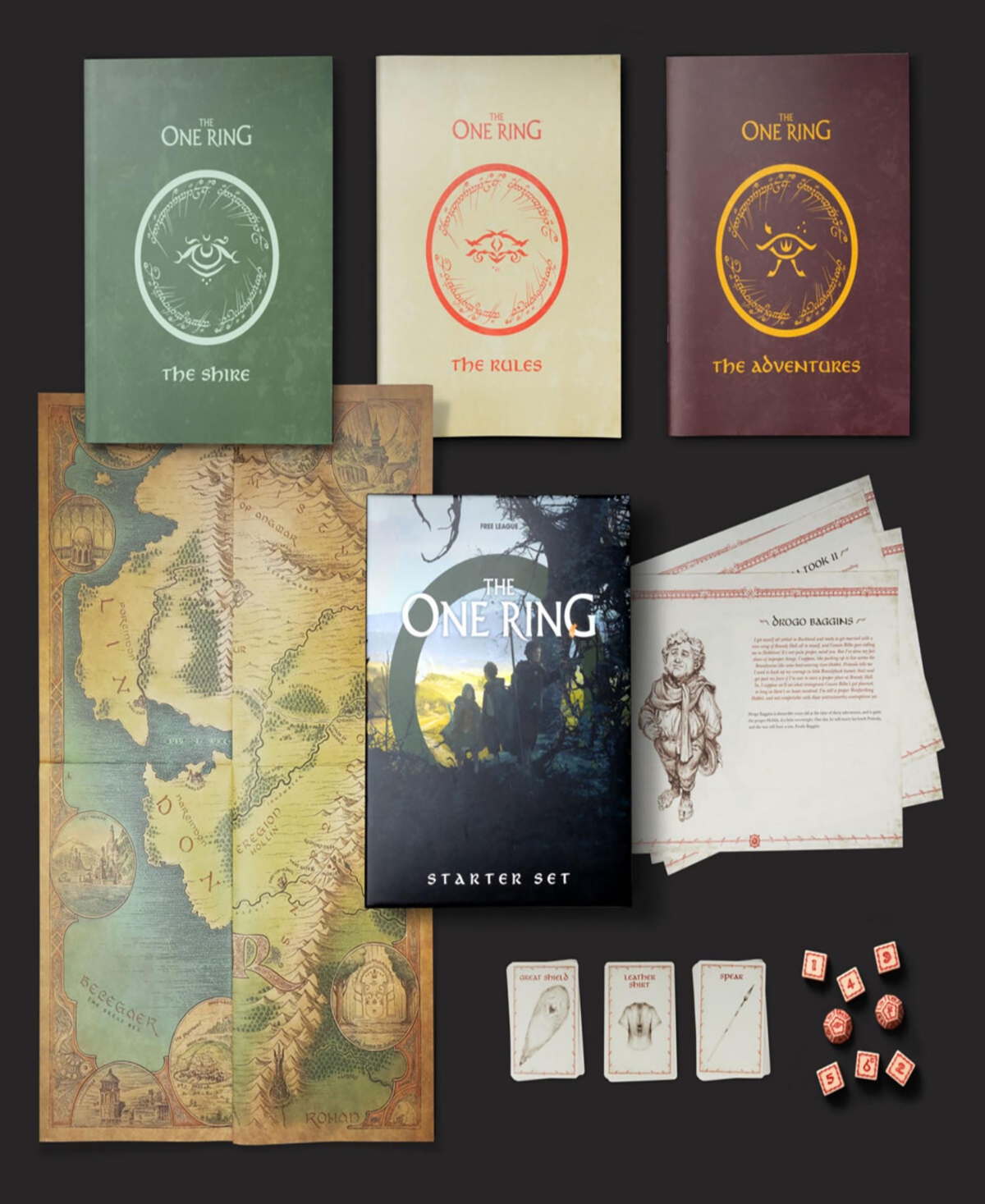 Free League Publishing The One Ring Starter Set Role Playing Game In Multi