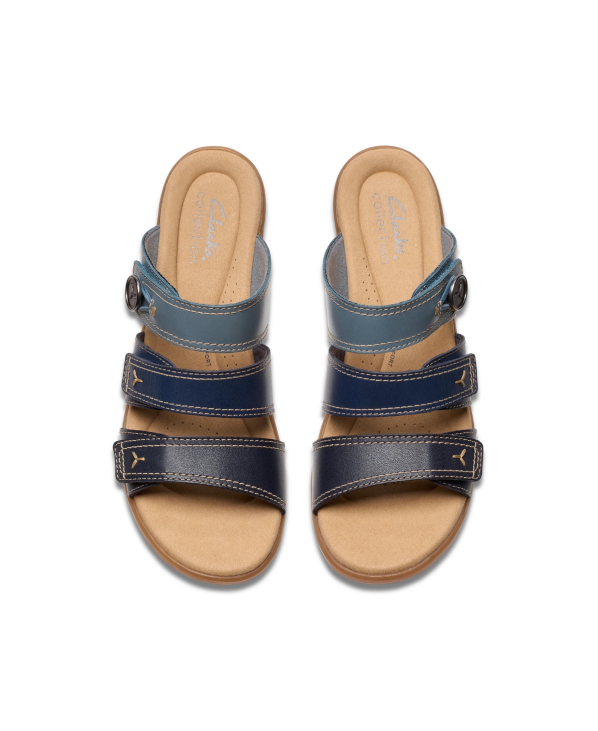 CLARKS COLLECTION WOMEN'S EMILY2 ADELLA BLOCK HEEL SANDALS 