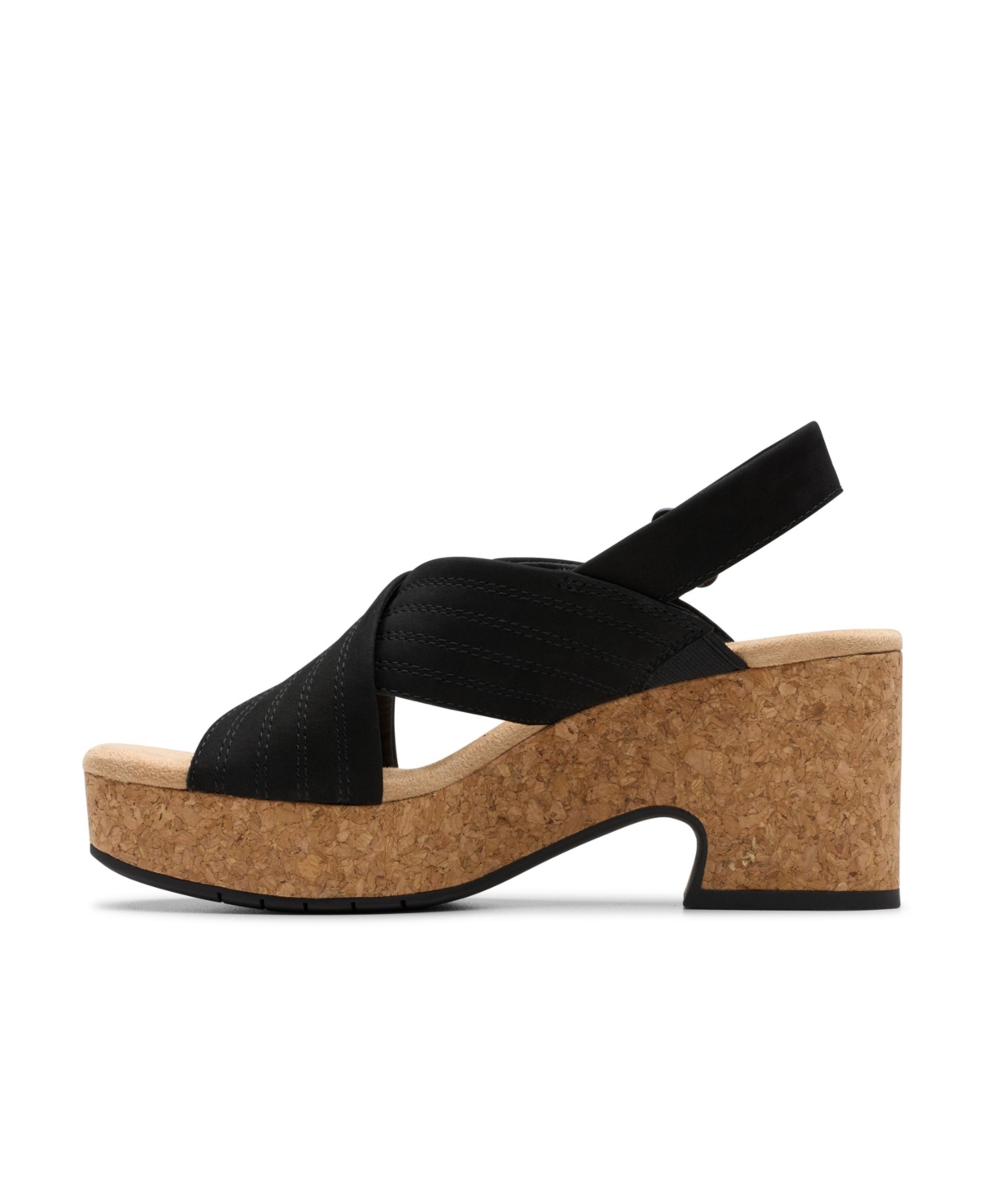 Clarks Wide Width Nerisa West Wedge Sandal In Multi