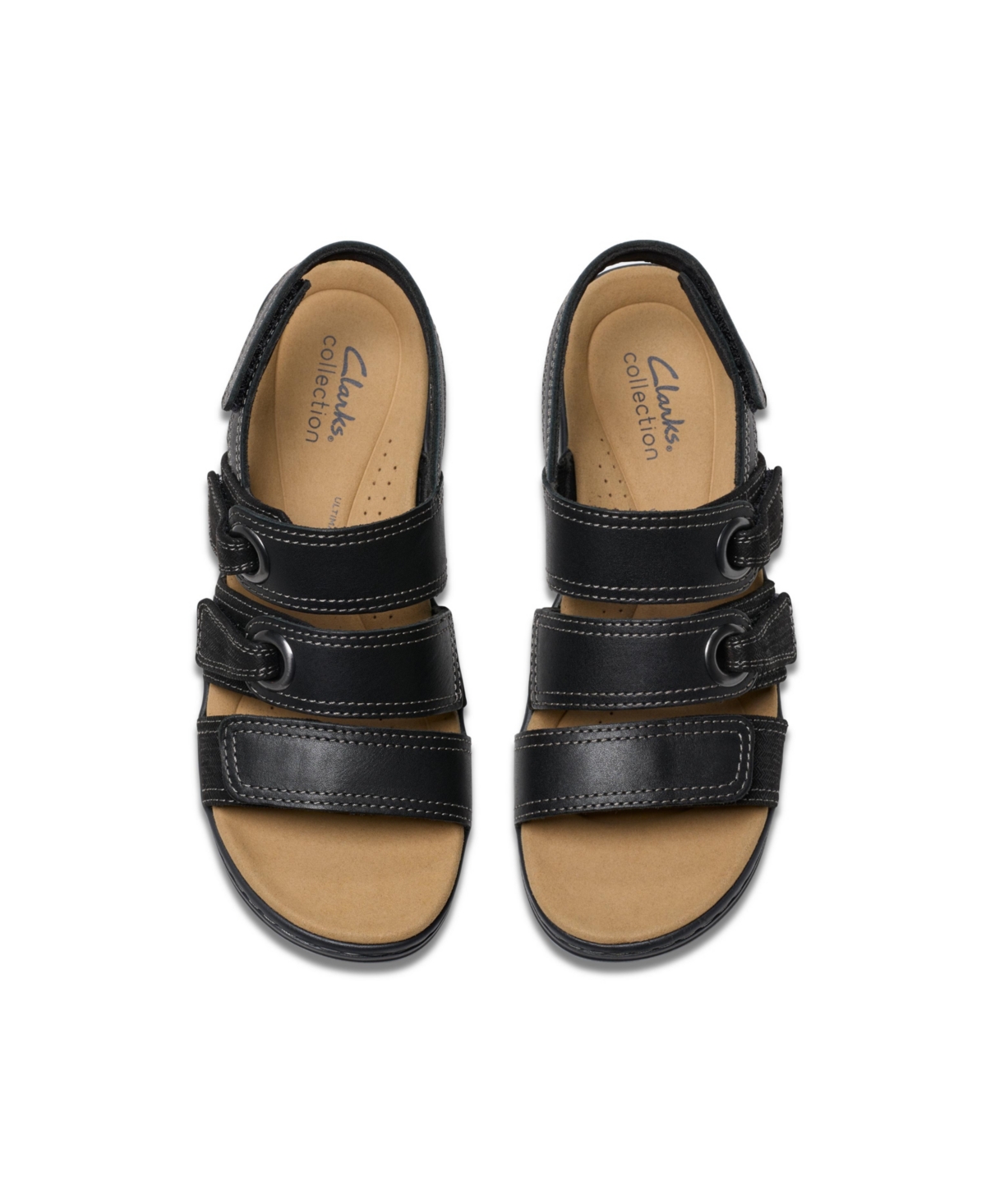 Clarks Merliah 2 Bali In Black Combi Leather