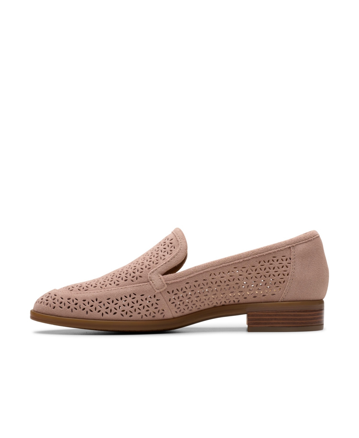 Clarks Trish Cove In Mauve Suede