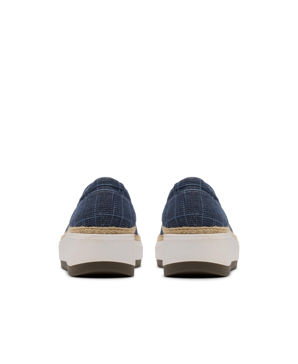 Shop Clarks Collection Women's Zylah Sky Slip-on Shoes In Denim Textile