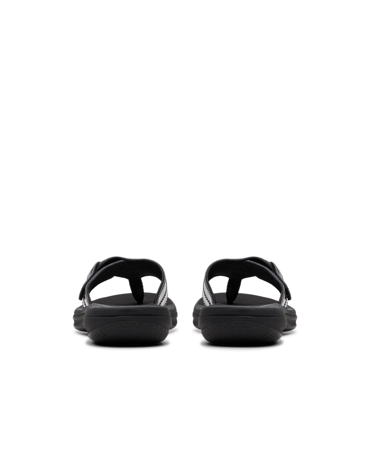 Clarks Cloudsteppers Women's Breeze Reyna H Slip-on Sandals In Black Patent