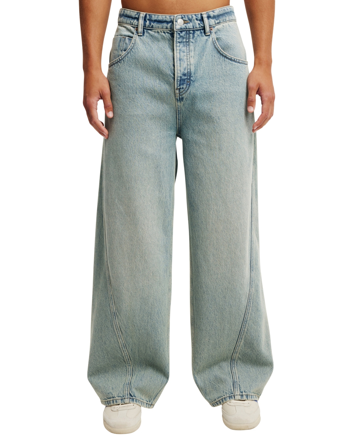 Shop Cotton On Men's Super Baggy Balloon Jean In Fever Blue