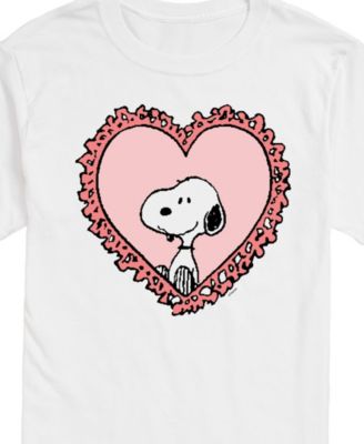 Men's Peanuts Snoopy Heart Short Sleeve T-Shirt