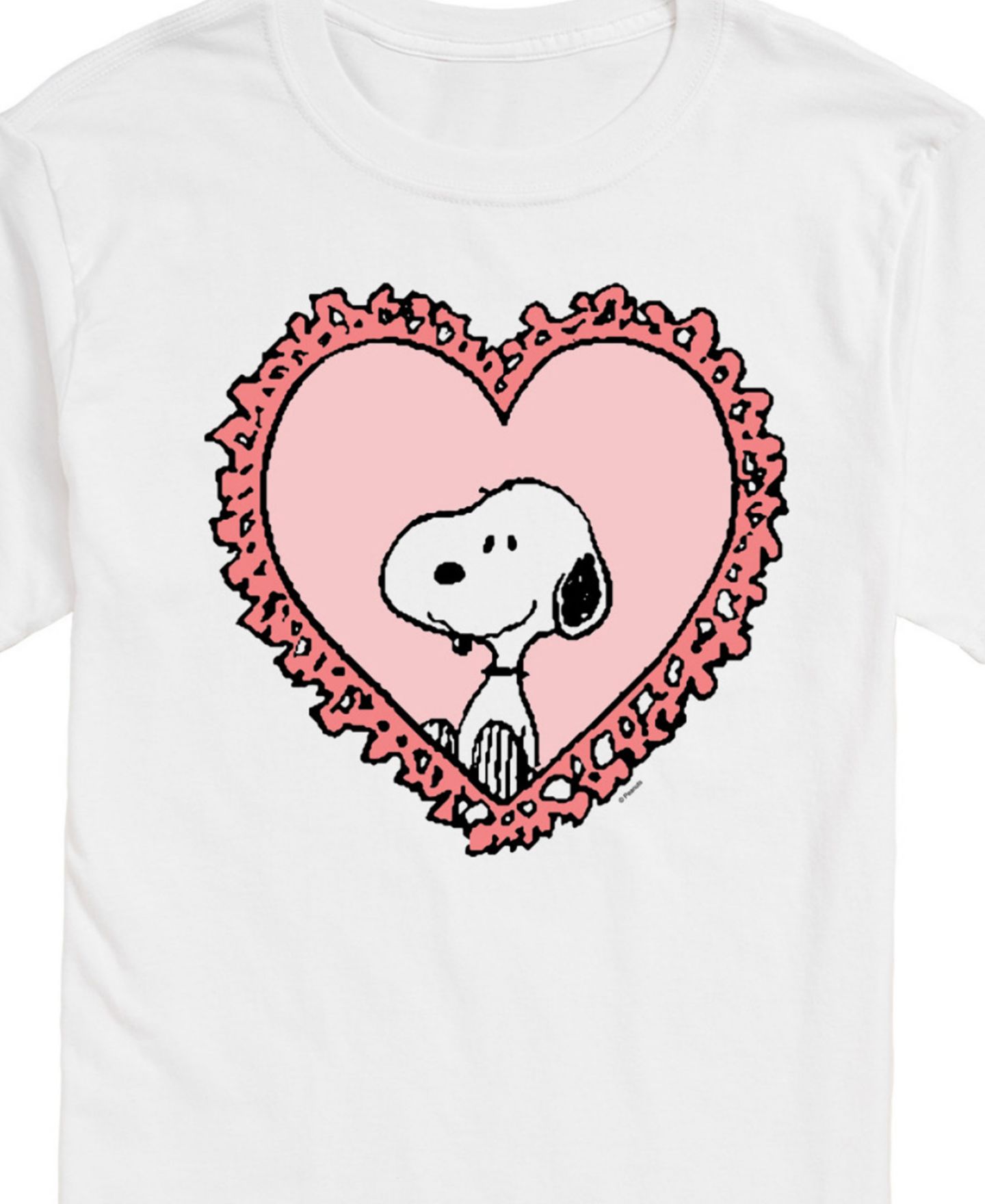 Мужская футболка AIRWAVES Peanuts Snoopy Heart Short Sleeve, цвет: Белый — фото 3