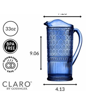 Claro Pitcher, 33 Oz