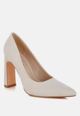 Womens Uboa Slim Block Heel Pumps