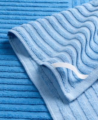 2 Pack Linear Sculpted Towels, Exclusively at Macy's