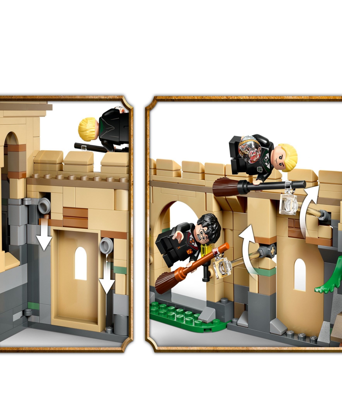Shop Lego Harry Potter Hogwarts Castle: Flying Lessons Building Toy 76447, 651 Pieces In Multi Color
