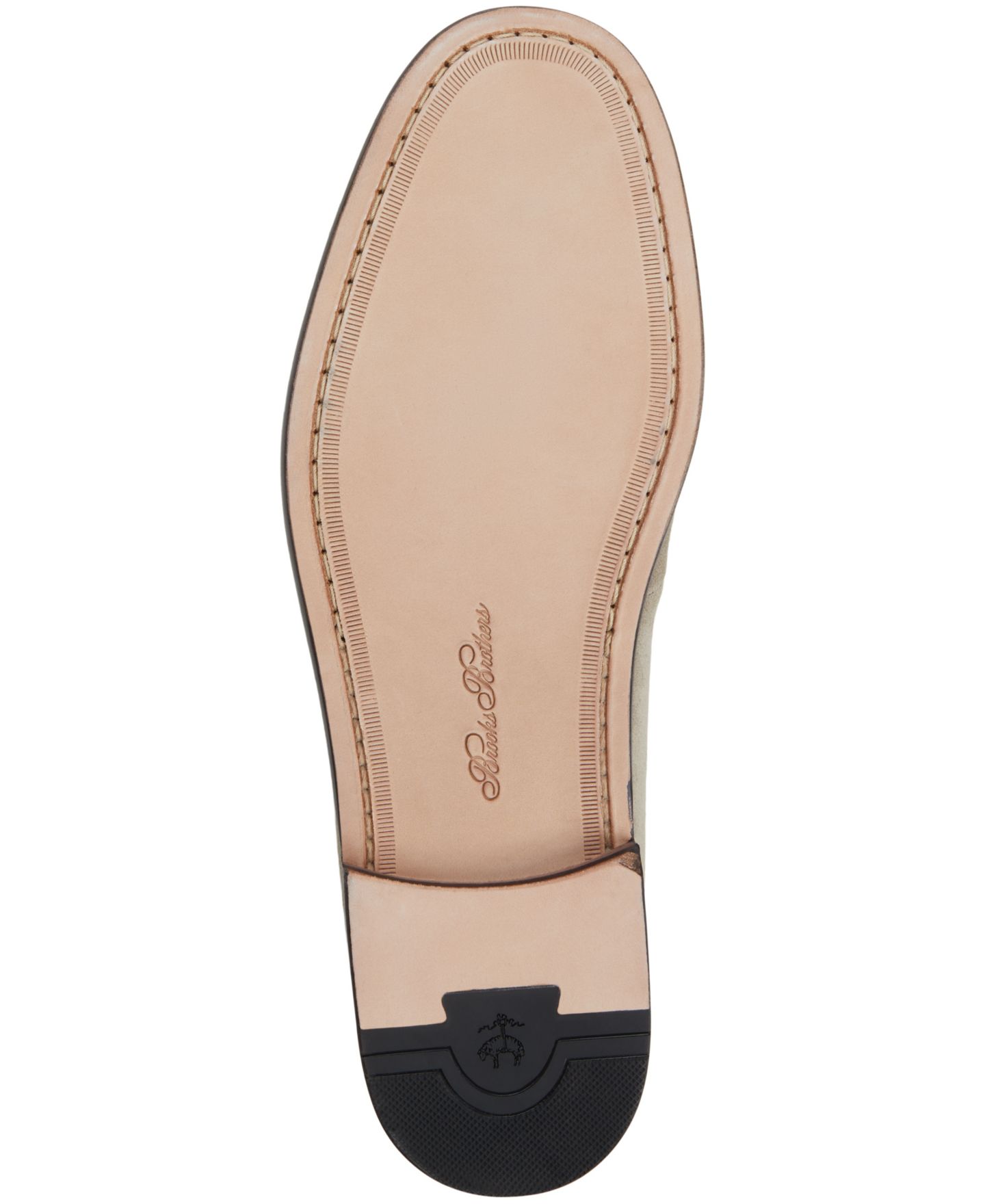 Мужские туфли Brooks Brothers Campus Leather Penny, цвет: Серо-коричневый — фото 5