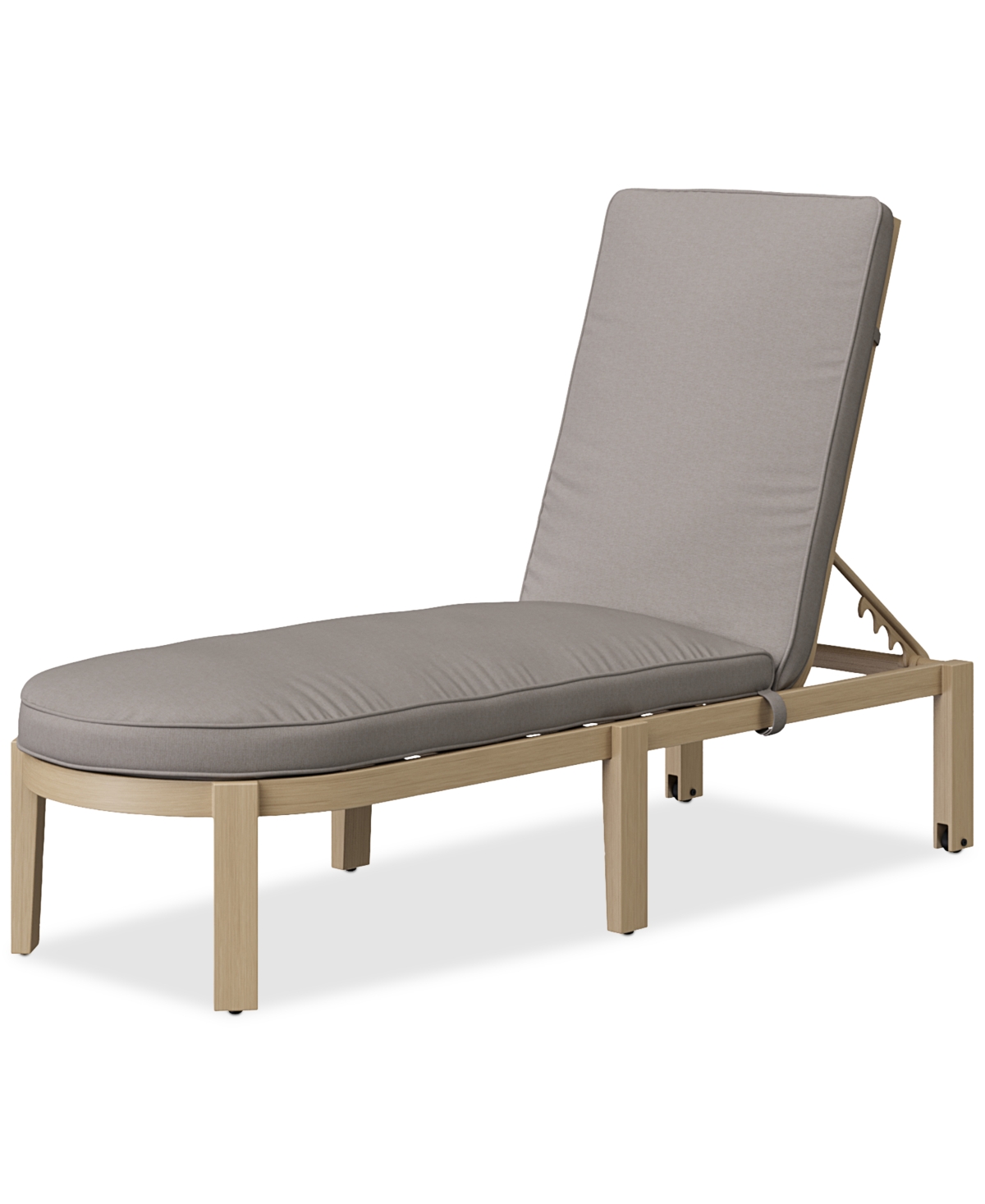 Shop Agio Reid Outdoor Chaise, Created For Macy's In Beige