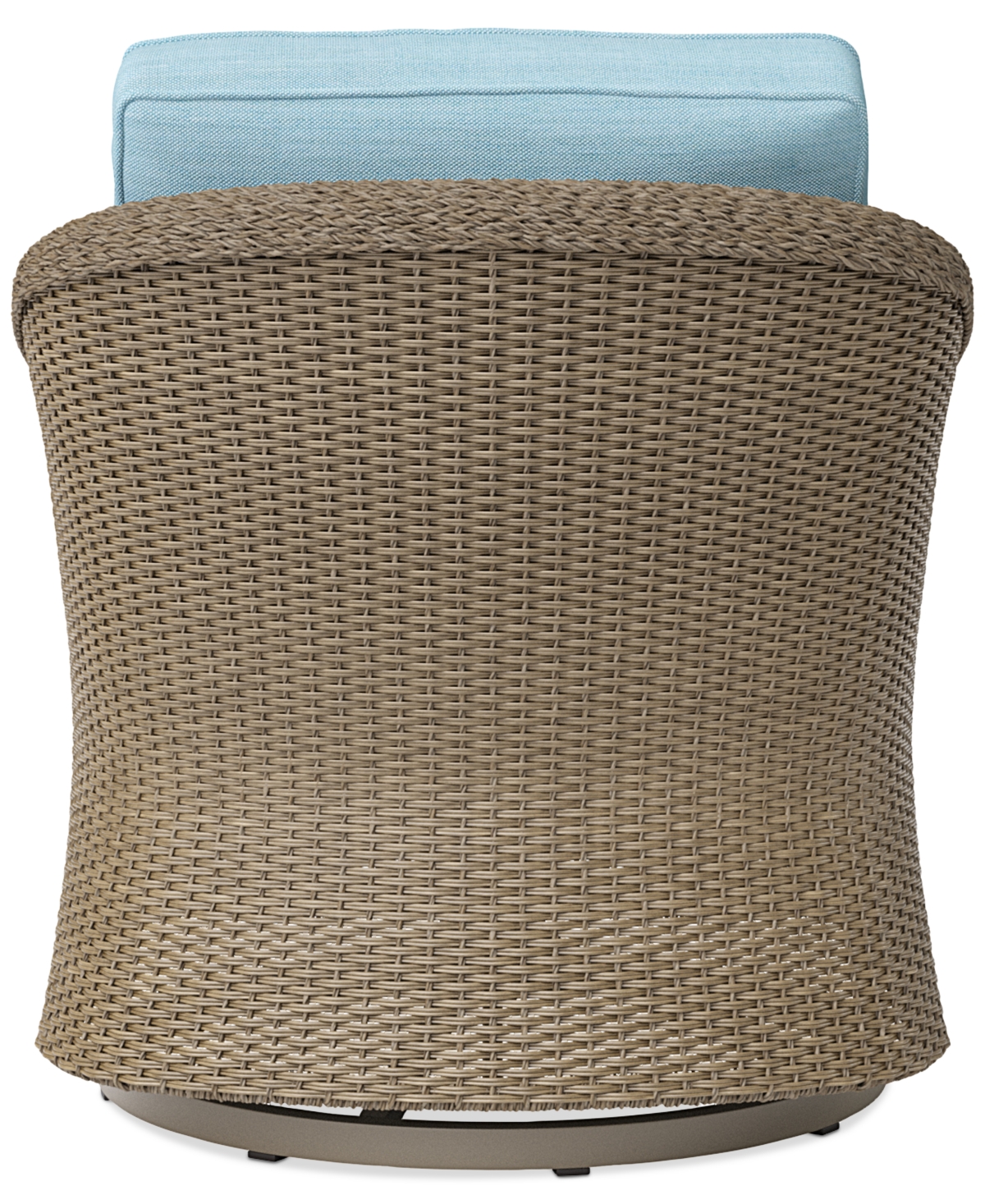 Agio Sonetta Outdoor Swivel Chair In Spa Light Blue