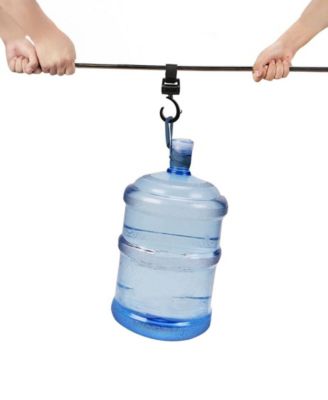 Baby Stroller Hooks with Velcro Straps Set of 2