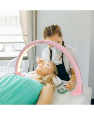 Nail Desk Lamp Half Moon Light 3360LM 48W Nail Tech Lamp Lash Light Adjustable Manicure Beauty Salon Home Spa